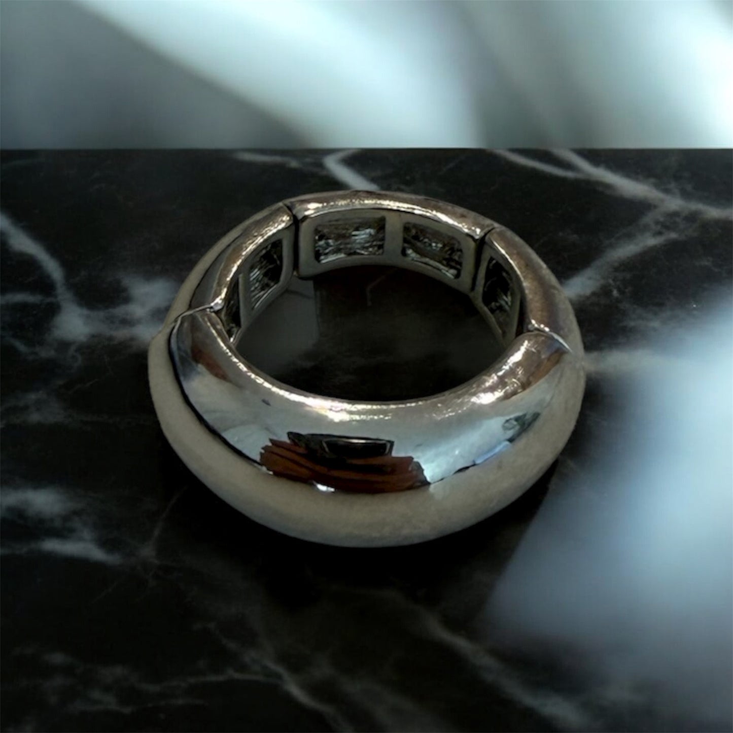 Silver rise ring