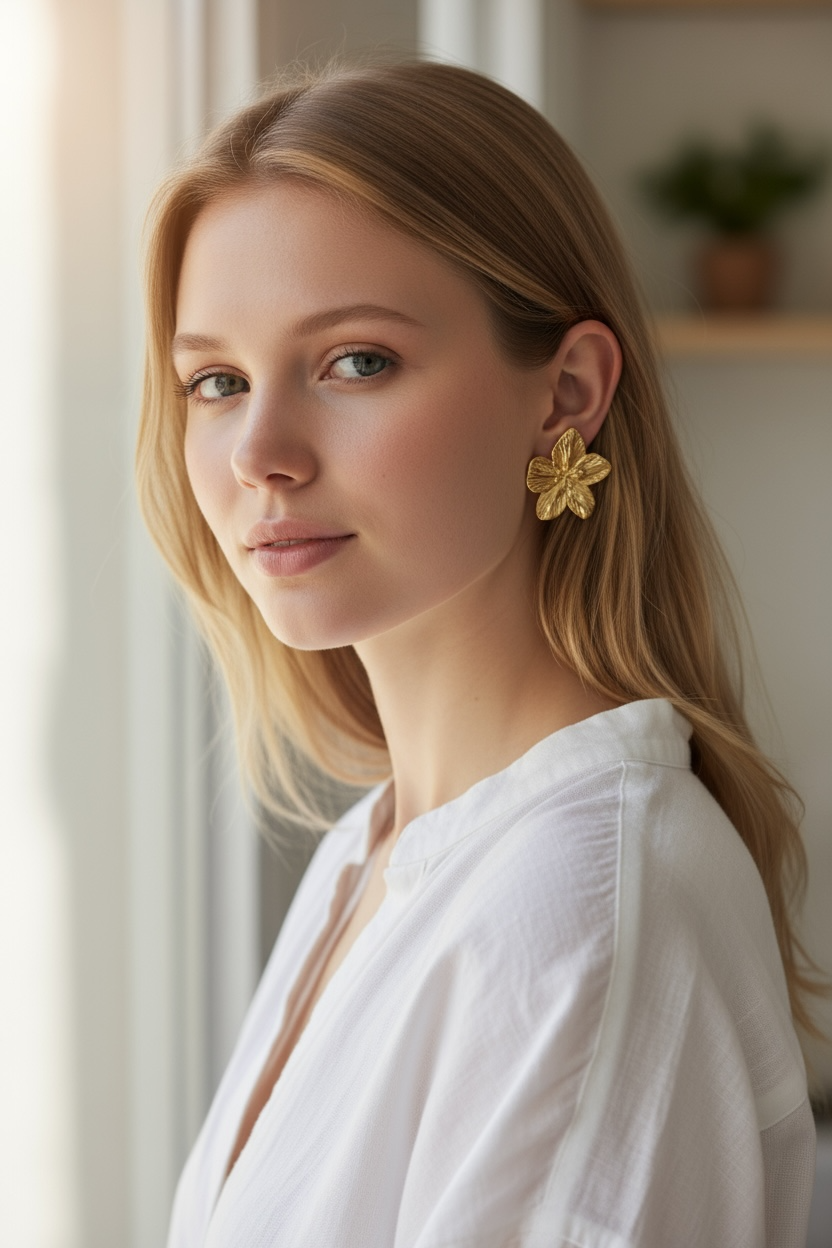 Flowers earrings