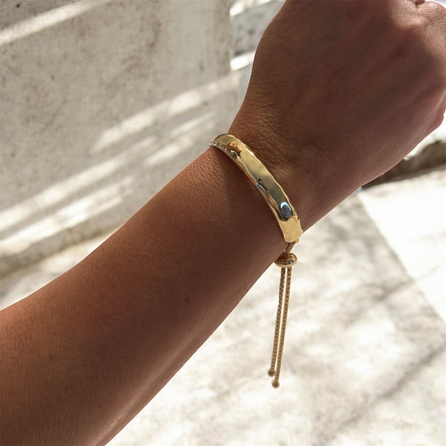 Rhodium deluxe bracelet