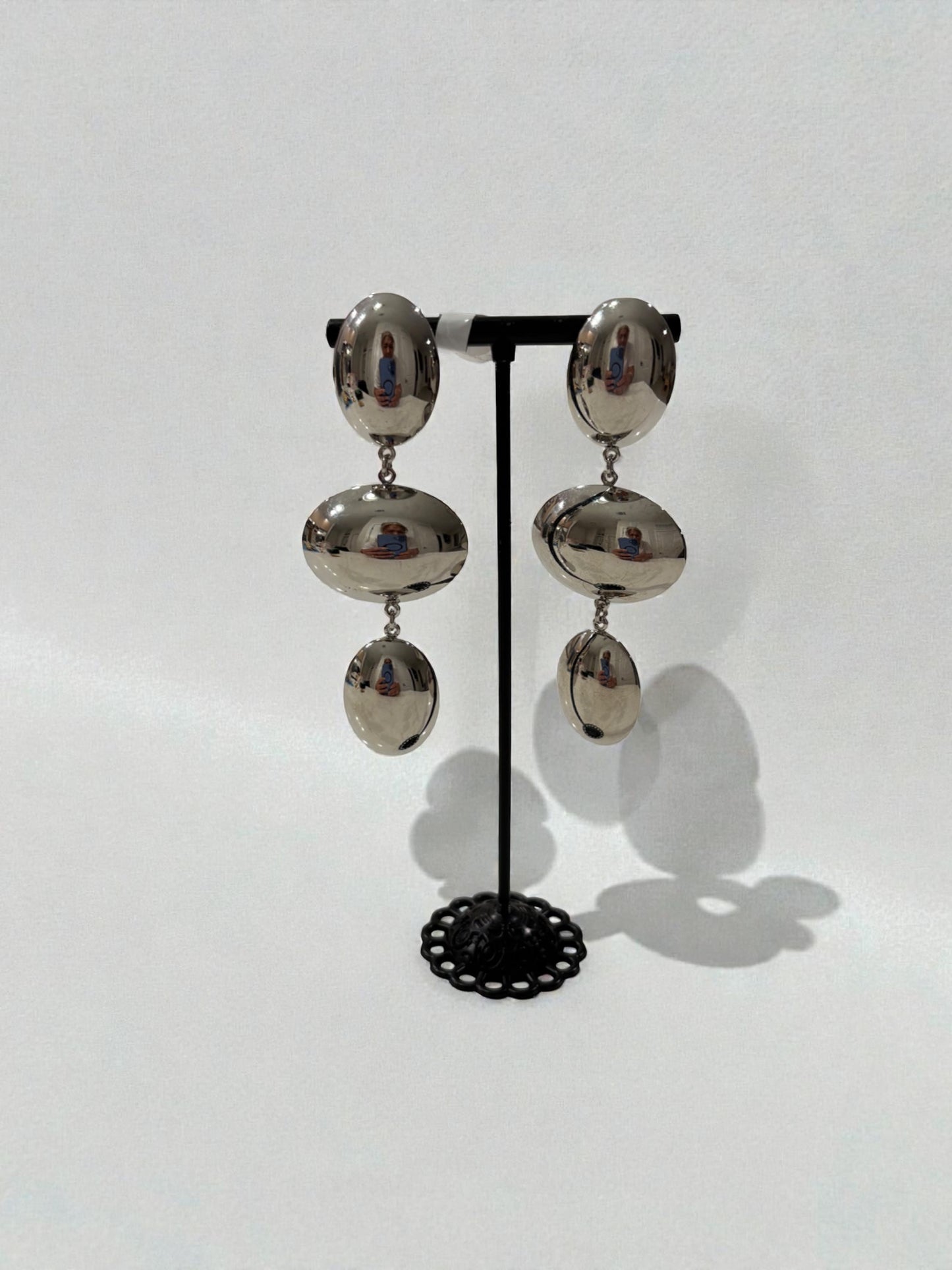 Geometric drops earrings