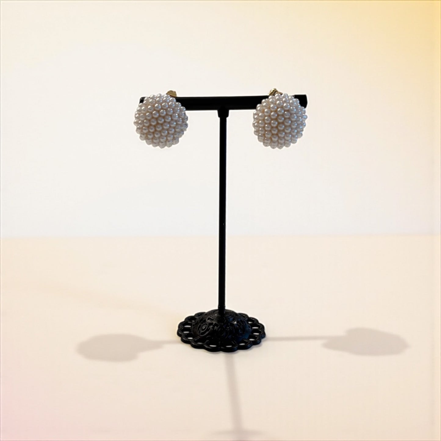 Pearl bottom earrings