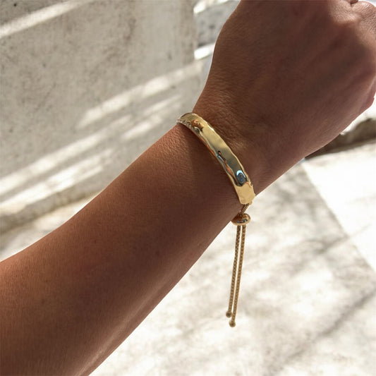 Rhodium deluxe bracelet