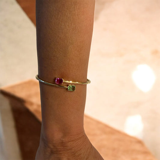 Dual gem bracelet