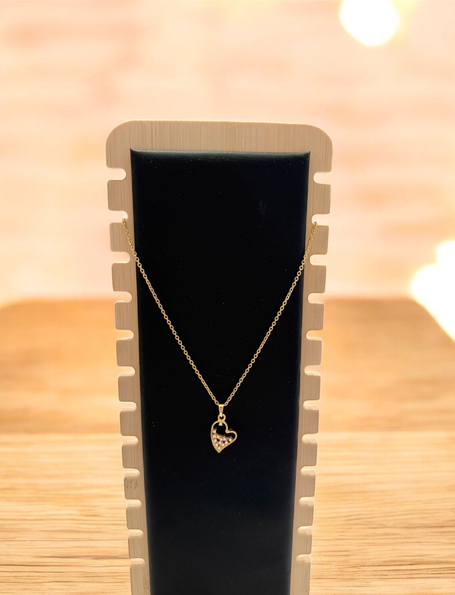 Heart signature necklace