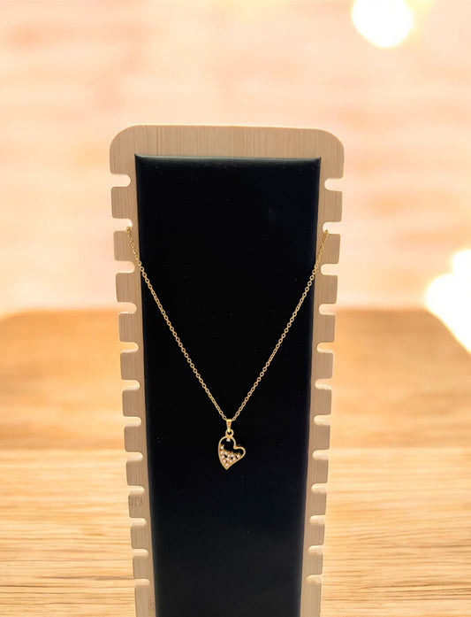 Heart signature necklace