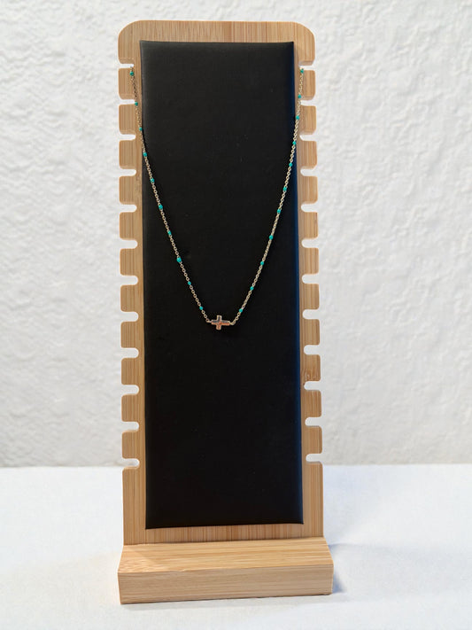 Divine cross necklace