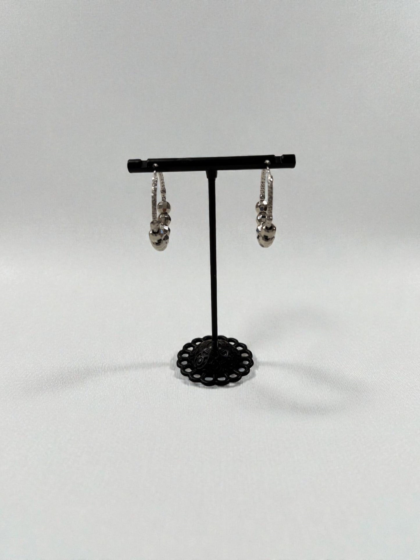 Silver twinkle earrings